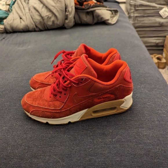 Air Max 90 SE "Gym Red / Gum" size 8 men’s - Picture 1 of 4